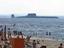 U-Boot nahe am Strand