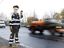 Polizist aus Pappe
