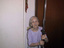 Oma mit Schwert