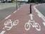 Fahrradfahrer hier entlang