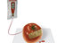 Verletzte Tomate