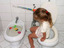 Angeln im Bidet