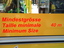 Mindestgr&ouml;&szlig;e