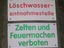 Feuermachen verboten
