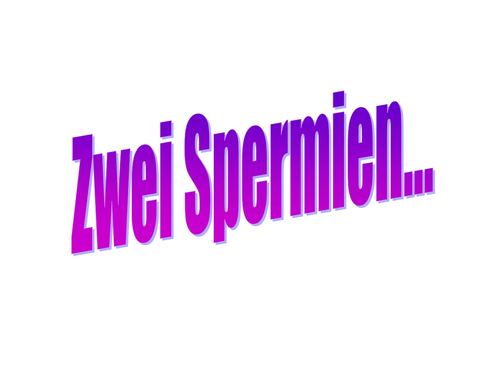 Zwei Spermien Zwei Spermien