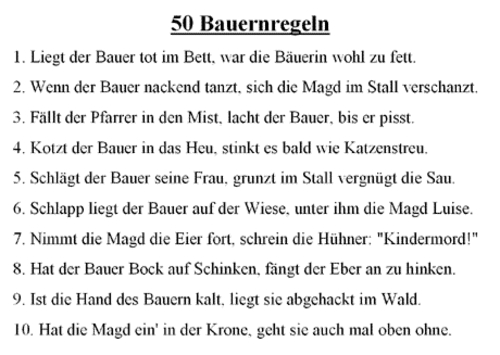 50 Bauernregeln 50 Bauernregeln