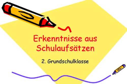 Schulaufs&auml;tze