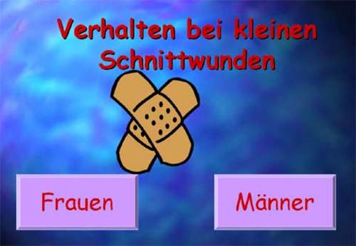 Schnittwunde Schnittwunde