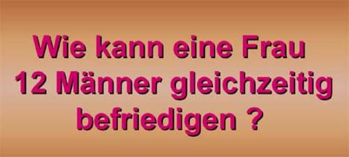 12 Männer befriedigen 12 Männer befriedigen