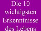 Erkenntnisse des Lebens