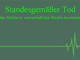 Standesgem&auml;&szlig;er Tod