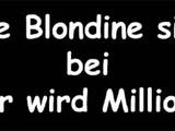 Blondine bei WWM