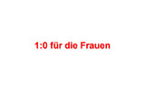 Frauen gewinnen