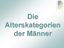 Die Alterskategorie der M&auml;nner und Frauen