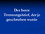 Trennungsbrief