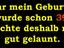 Geburtstags&uuml;beraschung