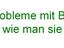 Probleme mit Bier