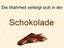 Schokoladentest