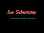 Der Geburtstag