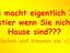 Tiere allein zu Hause