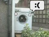 Waschmaschine wird zerst&ouml;rt