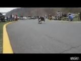 Longboard in die N&uuml;sse