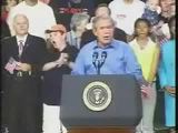 Bush langweilt