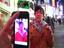 Nerd hackt den Times Square