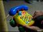 Schimpfw&ouml;rter mit Spielzeugtelefon