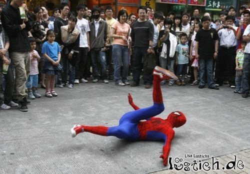 Der tanzende Spiderman Der tanzende Spiderman