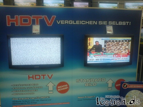 HD-Fernseher in Action