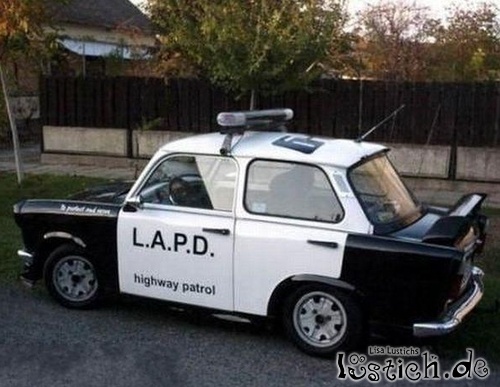LAPD Trabi Bild - lustich.de