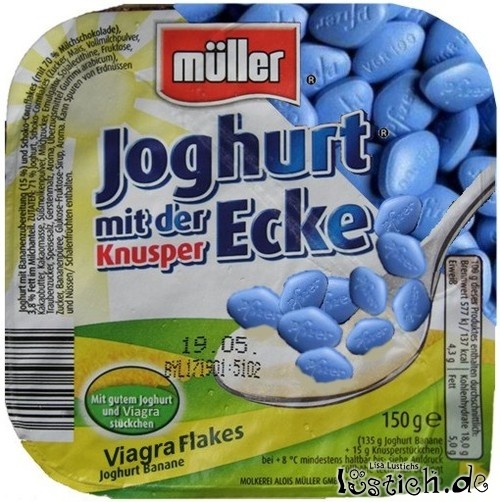 Der erste Joghurt nur für Männer Bild lustich.de