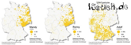 Vornamen in Deutschland Bild - lustich.de