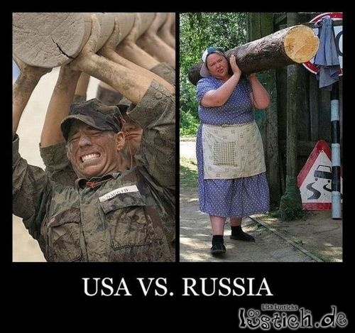 USA vs Russland Bild - lustich.de