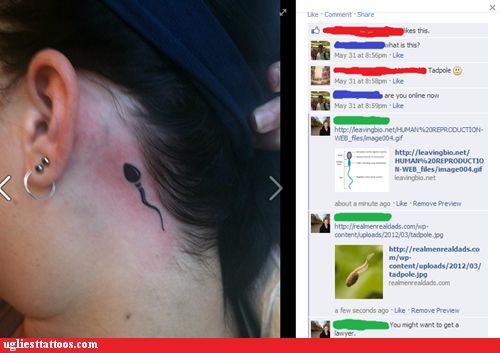 Pilz Tattoo Bild lustich.de