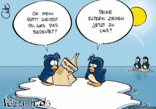 Globale Erwärmung Bild lustich.de