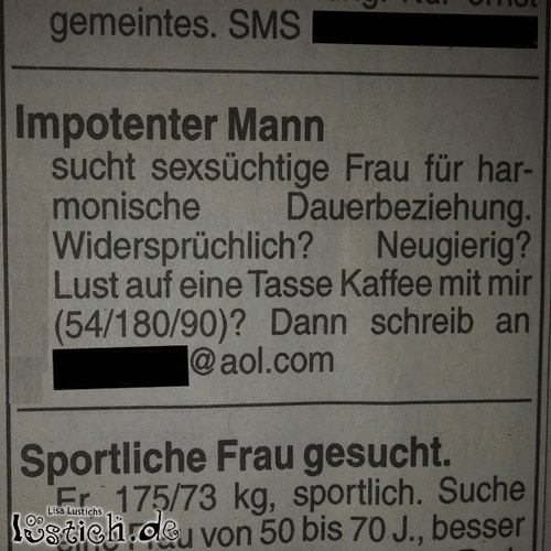 impotenter mann sucht