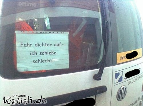 Näher auffahren