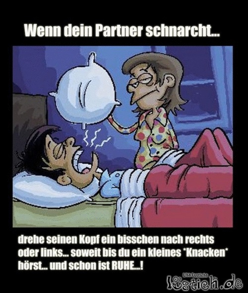 Schnarcher Bild lustich.de