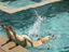 Abkühlung im Pool